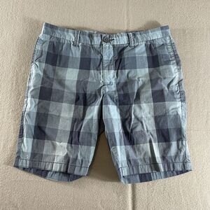 Penguin Shorts Mens 36 Plaid Chino Mid Rise Outdoor Hiking Preppy‎